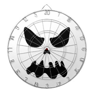 Skrämmande spökskalle Halloween-festdekoration Darttavla