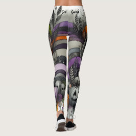 Skrämmande spökskogs Halloween Leggings