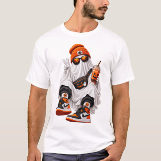 Skrämmande spökstreetwear – Halloween-vibbar T Shirt