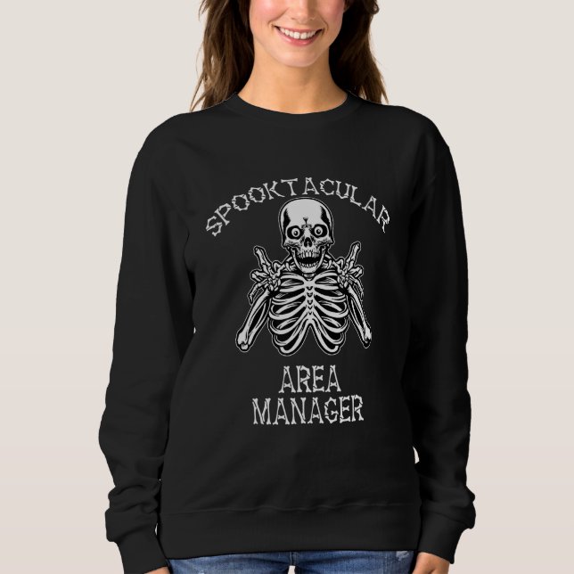 Skrämmande Spooktacular områdeschef Halloween T Shirt (Framsida)