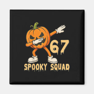 Skrämmande Squad Pumpa 67 Halloween Meme 6 7 Numme Magnet