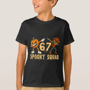 Skrämmande Squad Pumpa 67 Halloween Meme 6 7 Numme T Shirt
