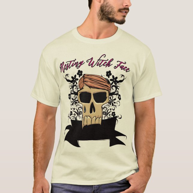 Skrämmande stämning – Halloween-design herr T-shir T Shirt (Framsida)