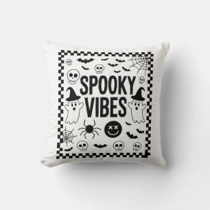 Skrämmande stämning Retro Halloween Kudde
