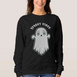 Skrämmande stämning Spök Rolig Tecknad Spök Hallow T Shirt