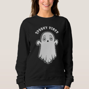 Skrämmande stämning Spök Rolig Tecknad Spök Hallow T Shirt