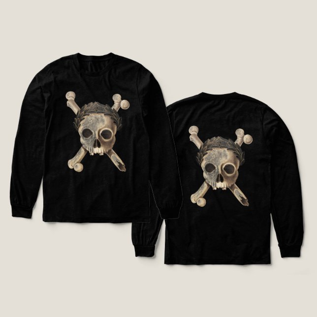 Skrämmande stämningar Halloween herr T-shirt (Design framsida och baksida)
