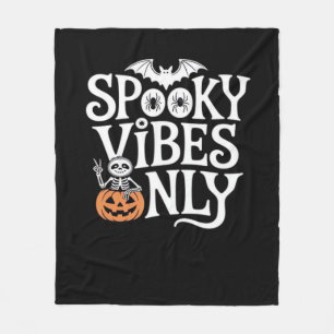 Skrämmande stämningar Halloween sengångare översto Fleecefilt