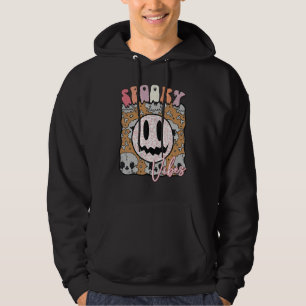Skrämmande stämningar Retro Halloween Skräck säso Hoodie