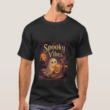 Skrämmande stämningar Söt spök Halloween T-shirt