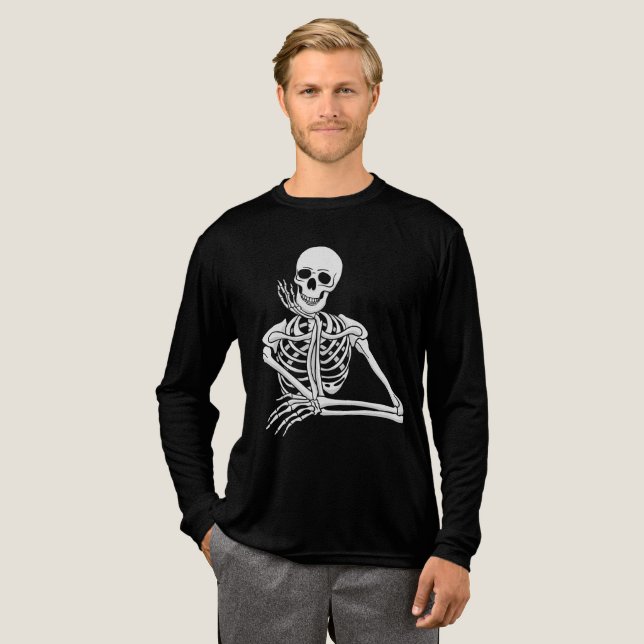 Skrämmande stämnings Halloween herr t-shirt (Hel framsida)