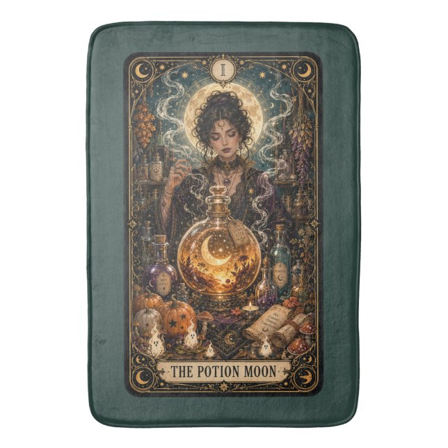 Skrämmande Tarot Badrumsmatta (Framsidan (Vertikal))