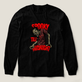 Skrämmande Till Midnatt Halloween Natt T Shirt