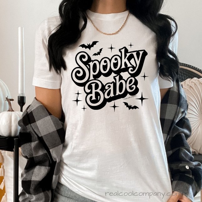 Skrämmande Tjej Halloween Bella Canva T Shirt (Skapare uppladdad)