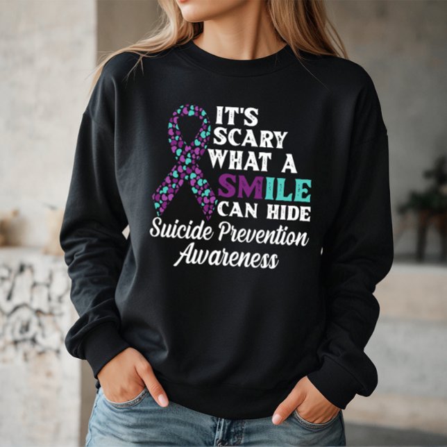 Skrämmande vad ett leende kan dölja t shirt (Skapare uppladdad)