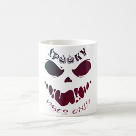 Skrämmande vibbar Halloween-monster Magisk Mugg