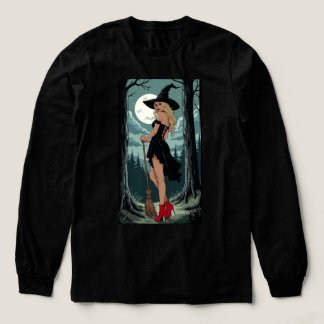 Skrämmande Vintage Halloween-illustrationsvektor T Shirt