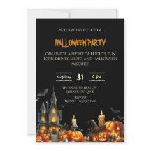 Skrämmande vuxen Halloweenfest