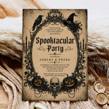 Skrämmande vuxen Halloweenfest vintage dödskalle