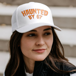 Skrämmas av 67 roliga spöken och pumpa Halloween Keps