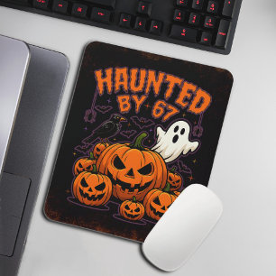 Skrämmas av 67 roliga spöken och pumpa Halloween Musmatta