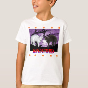 Skrämmde katter t-shirt