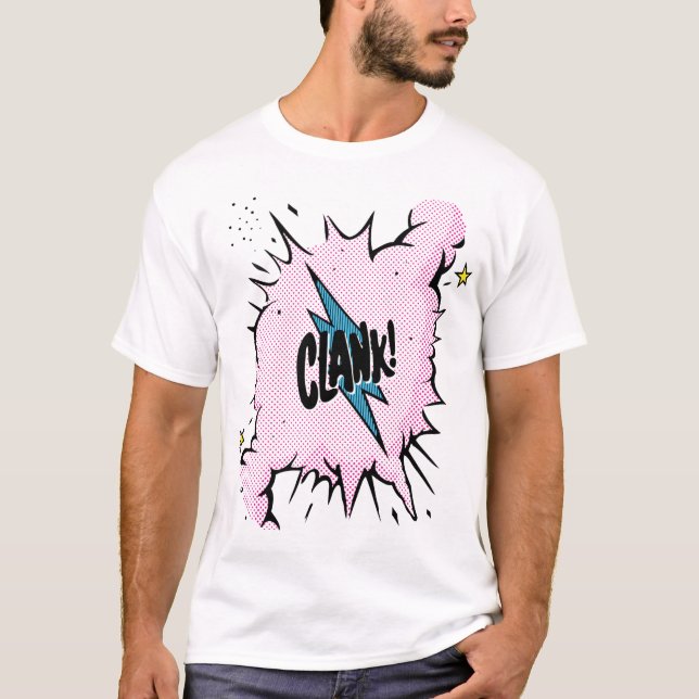 "Skrammel!", Onomatopoeiautslagsplats Tee Shirt (Framsida)