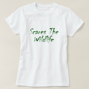Skrämmer djurlivet tee shirt