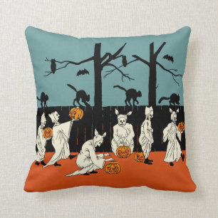 Skrämmer tidiga 1900s Halloween för vintage "på Kudde