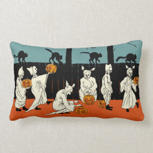 Skrämmer tidiga 1900s Halloween för vintage "på Lumbarkudde