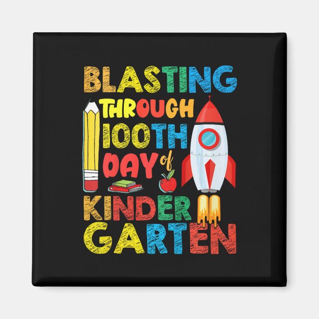 Skrämning till 100 dagar av Kindergarten Boys Magnet (Framsidan)