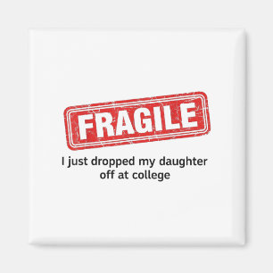 Skrämt att jag just lämnade min dotter på college magnet