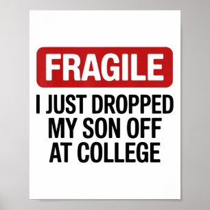 Skrämt att jag just lämnade min dotter på college poster