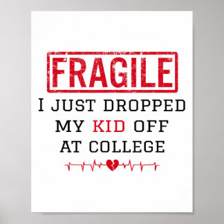 Skrämt att jag just släppt av mitt barn på college poster