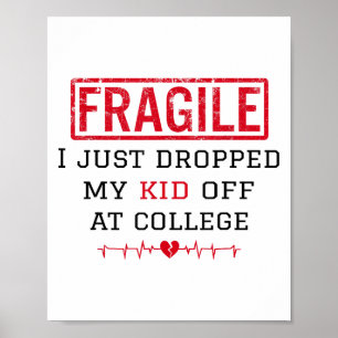 Skrämt att jag just släppt av mitt barn på college poster