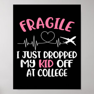 Skrämt att jag just släppt av mitt barn på college poster