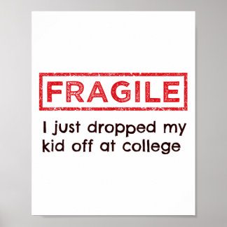 Skrämt att jag just släppt av mitt barn på college poster
