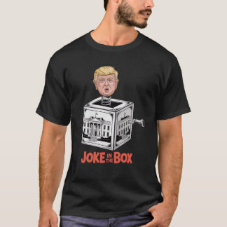 Skrämt från lådan – Trump politisk parodi tecknad T Shirt