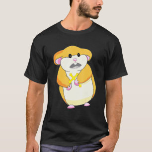 Skrämt hamster med Kor Hammond Cute Meme T Shirt