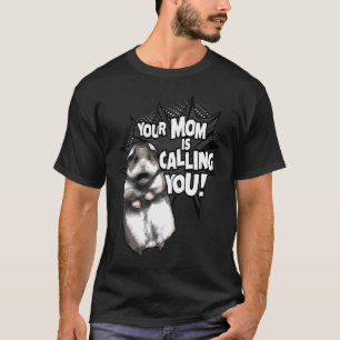 Skrämt hamstermemma som mamma ringer t shirt