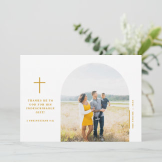 Skrämt julkort 2 COR 9:15