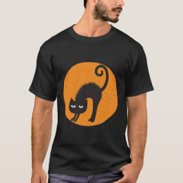 skrämt katt t shirt