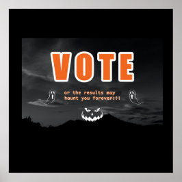 Skrämt rösttaktik poster