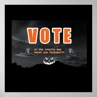 Skrämt rösttaktik poster