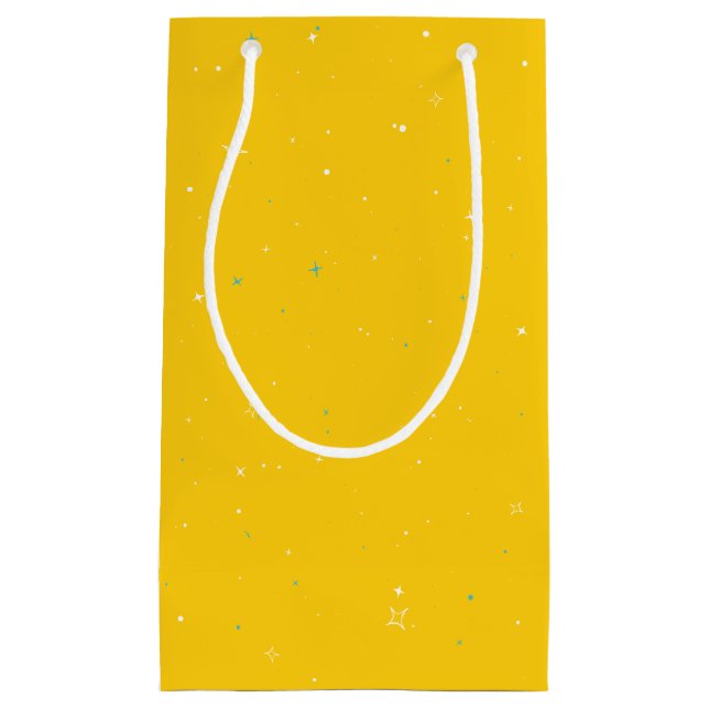 Skrämt skaka små stjärnor på Gulten (Framsidan)