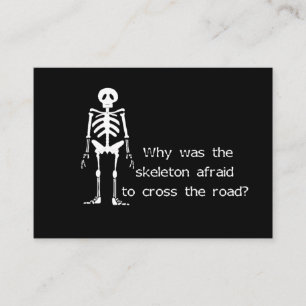 Skrämt Skeleton Tilläggskort