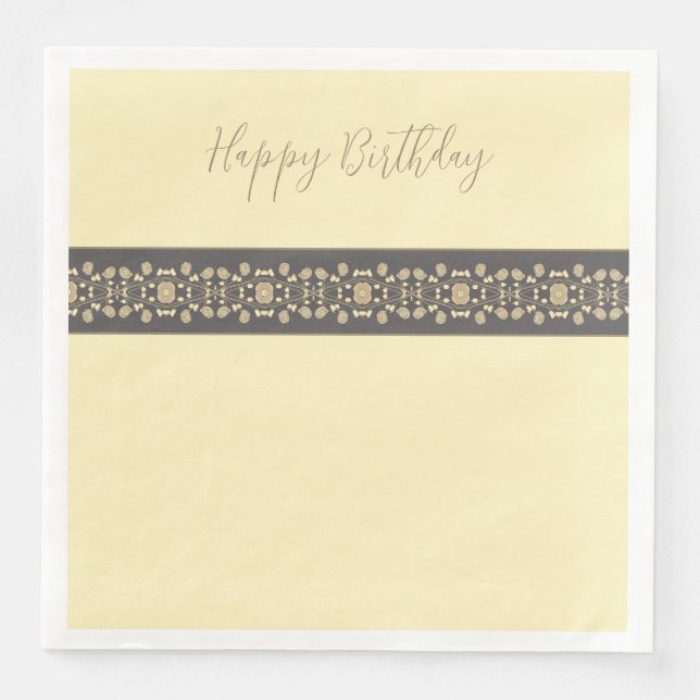 Skrämtskädda och Grått av Mörk Pappersservett (Framsida)