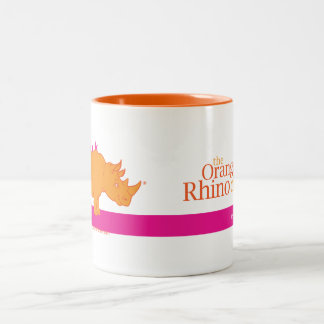 Skrän mindre + L.O.V.E. Mer rånar Två-Tonad Mugg