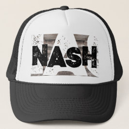 Skränkt grunge NASHVILLE-brev | Trucker Ha Keps