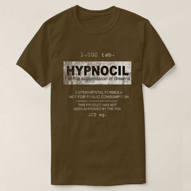 Skränkt hypnocil t shirt (Design framsida)